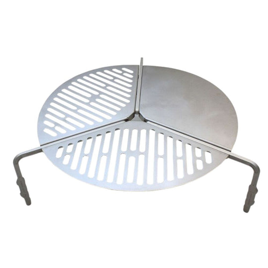 Spare Tire Mount Lase Cut Steel Grill With Aluminium Stand