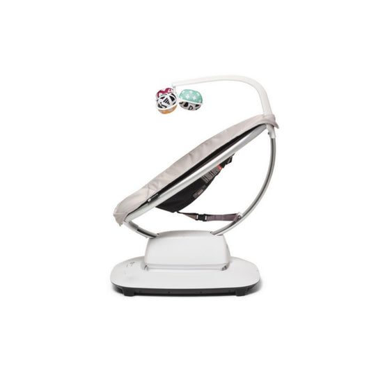 4moms mamaRoo 5.0 Black Multi-Motion App Controlled Baby Swing with with Adjustable Recline & Toy Mobile