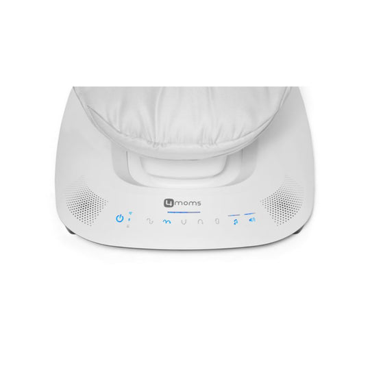 4moms mamaRoo 5.0 Black Multi-Motion App Controlled Baby Swing with with Adjustable Recline & Toy Mobile