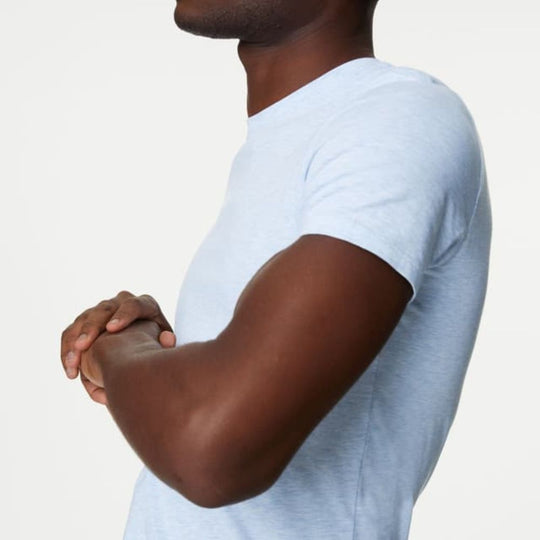 AUTOGRAPH Supima® Cotton Blend Blue T-Shirt Vest