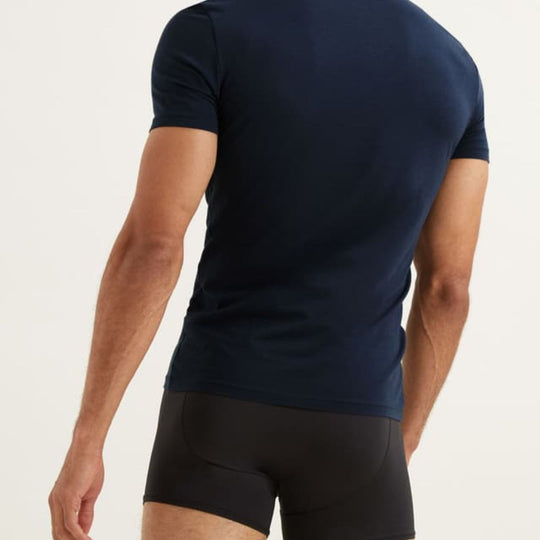 AUTOGRAPH Supima® Cotton Blend Navy T-Shirt Vest