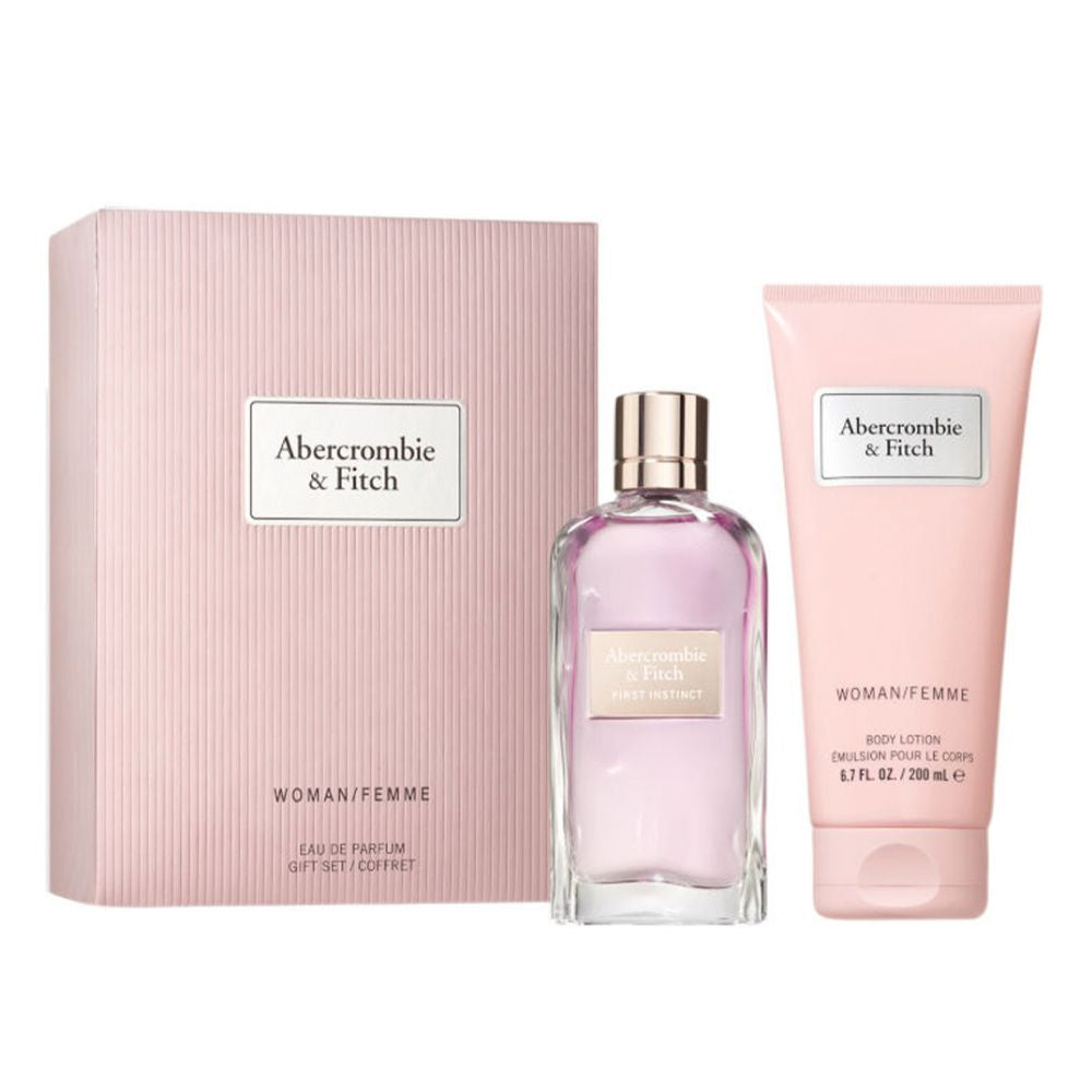 Gift Set Abercrombie & Fitch First Instinct For Women Spray and Body Lotion
