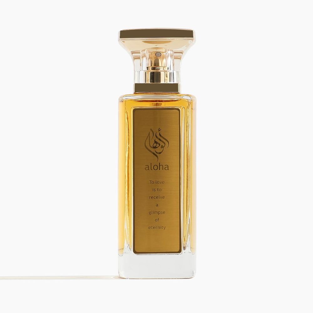 A 65mL parfum bottle of Aloha Parfum by Khaltat