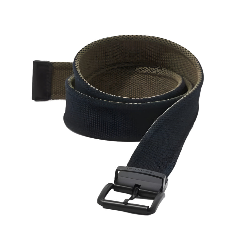 American Eagle Men's Versatile Textured Durable Reversible Web Belt