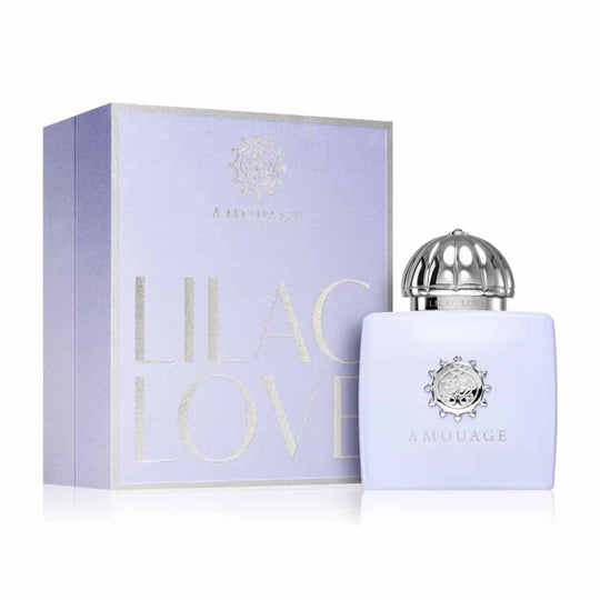 An EDP 100mL bottle of Amouage Lilac Love Women along with its Box
