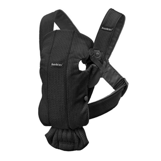 BABYBJÖRN Breathable, Quick-Drying & Easy to Use Mini Baby Carrier in Black with 3D Mesh