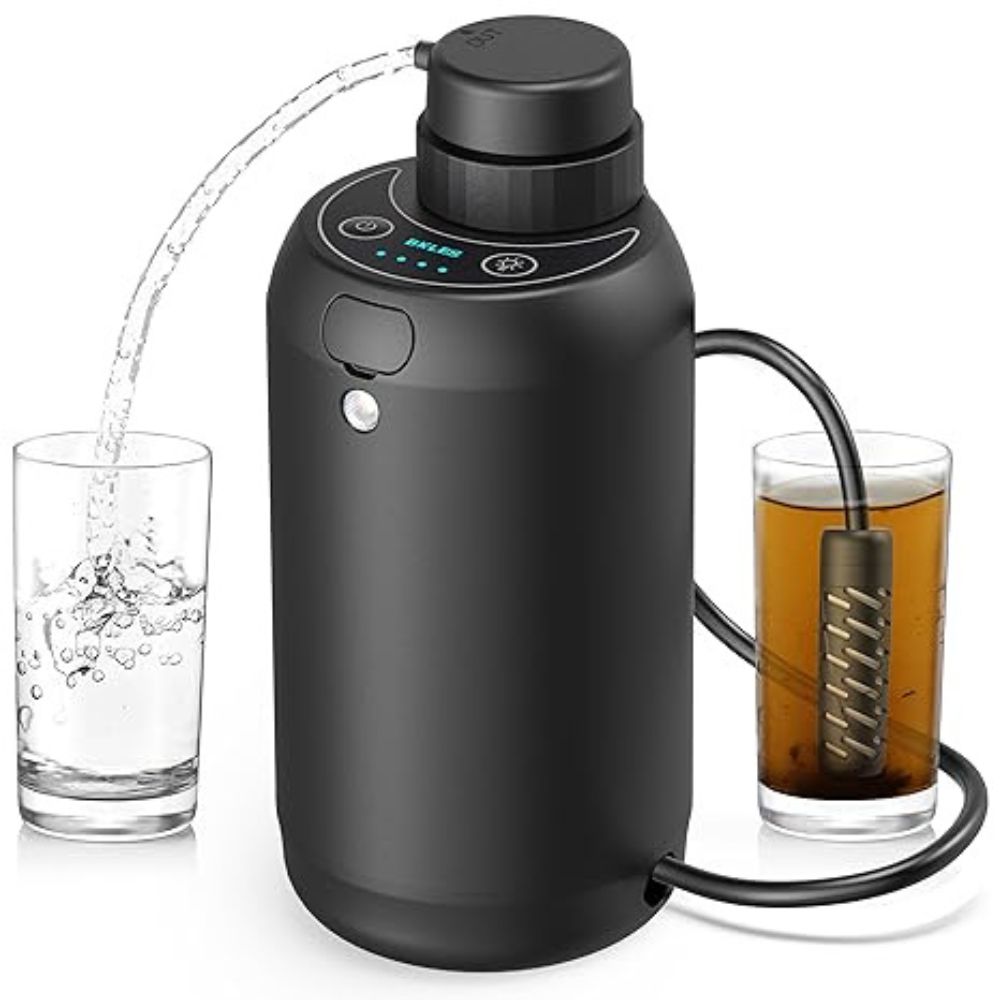 BKLES BK2000: Portable Electric Water Filter with Emergency Light