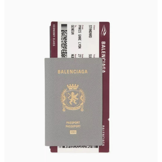 Balenciaga Passport Long Wallet 1 Ticket in Leather