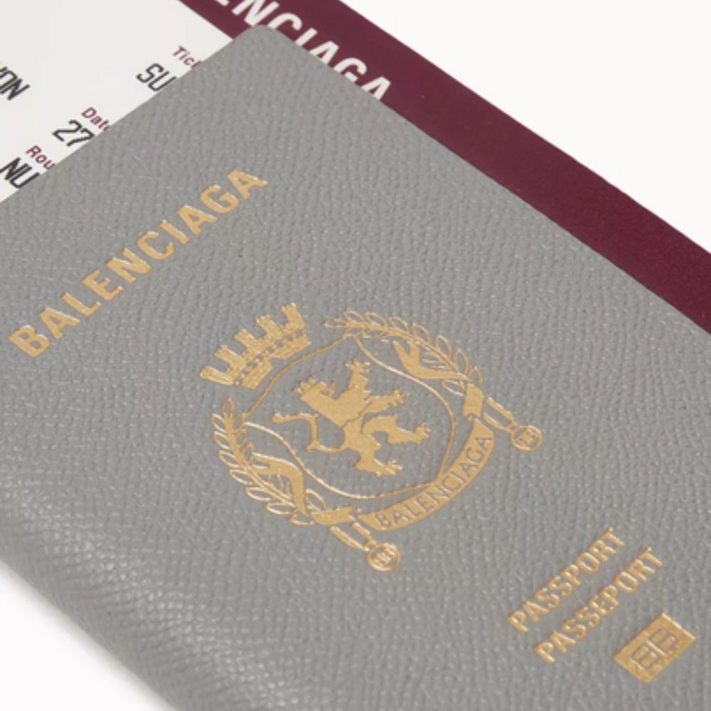 Balenciaga Passport Long Wallet 1 Ticket in Leather