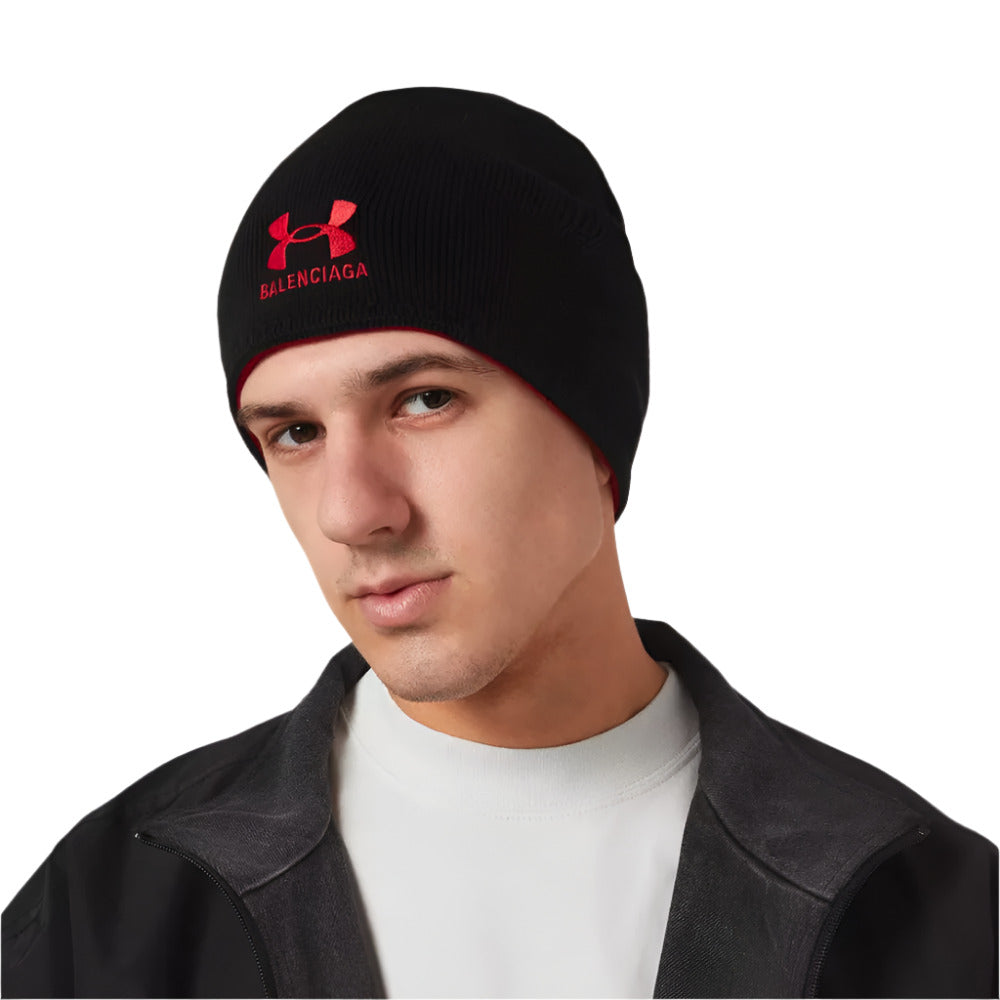 Balenciaga x Under Armour Reversible Beanie with Logo Embroidery