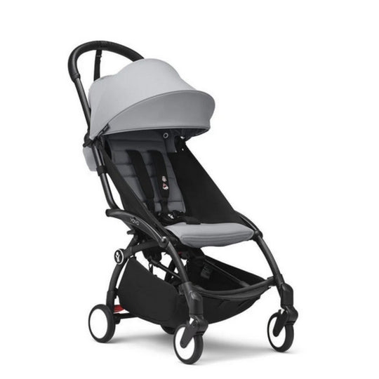 Stokke YOYO³ Ultra-Compact Baby Stroller with Stone Grey canopy