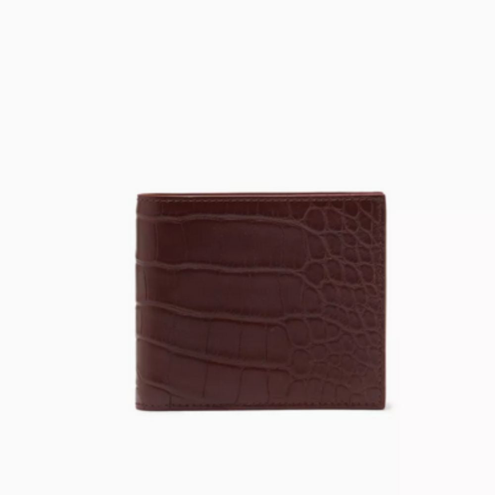 Bottega Veneta Bi-fold Wallet in Alligator Leather