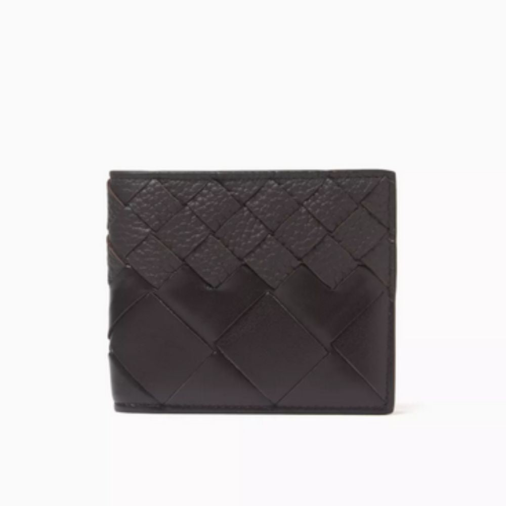 Bottega Veneta Bi-fold Wallet in Intrecciato Calf Leather