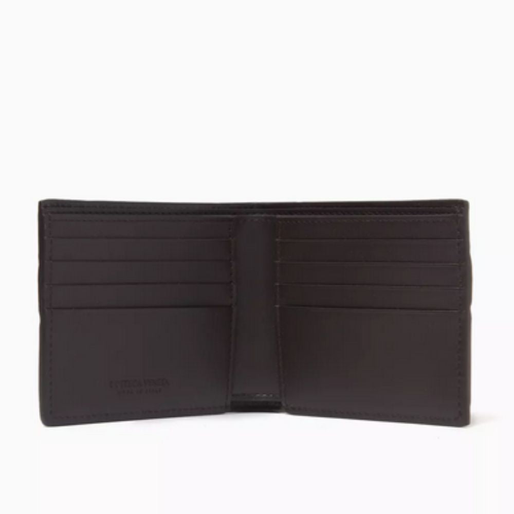 Bottega Veneta Bi-fold Wallet in Intrecciato Calf Leather