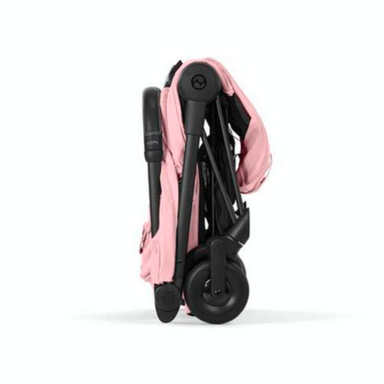 Cybex Coya Ultra-Compact Lightweight Simply Flowers Pink Buggy with Integrated Leg Rest
