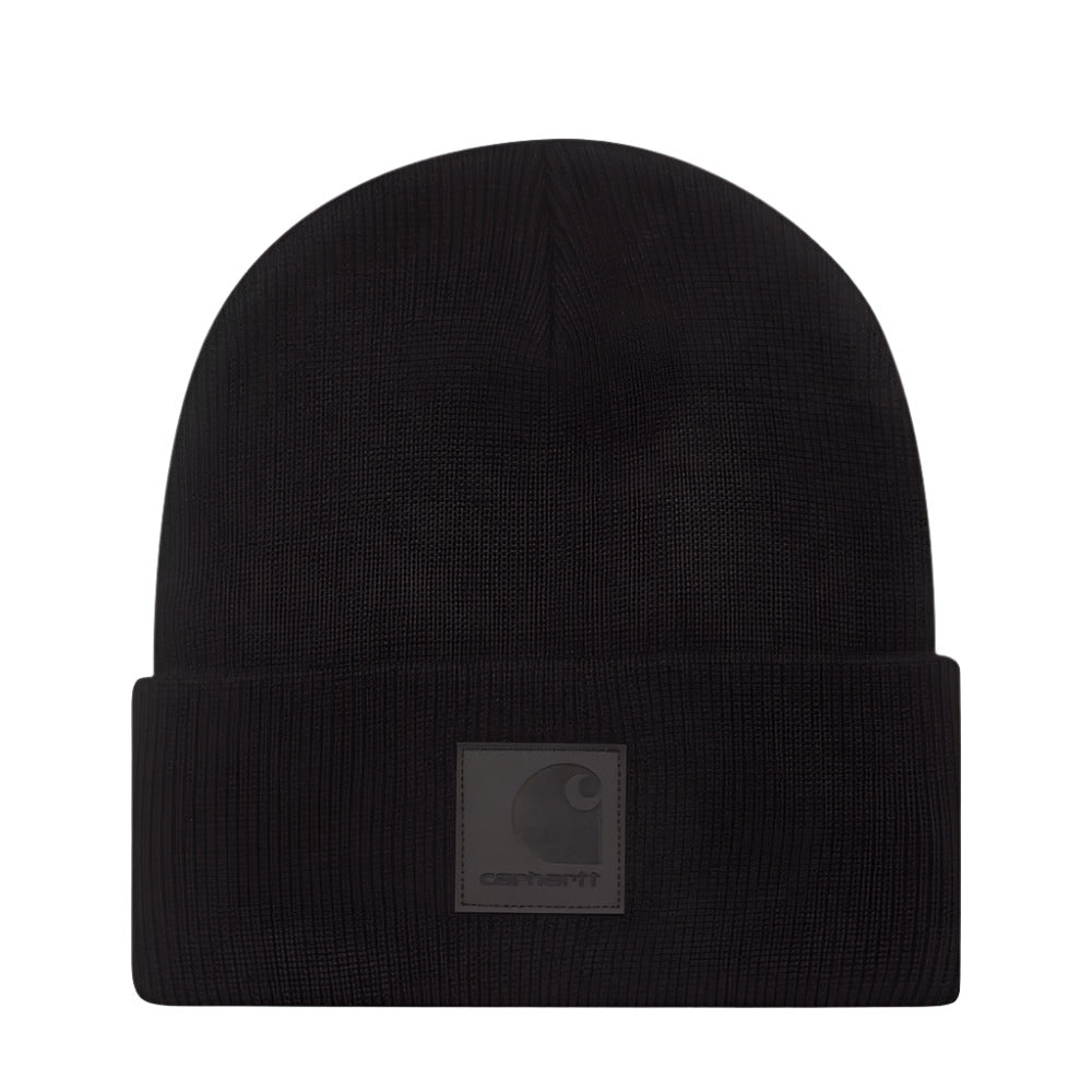 Carhartt WIP Eldon Soft Acrylic Ribbed Knit Workwear Beanie - Black