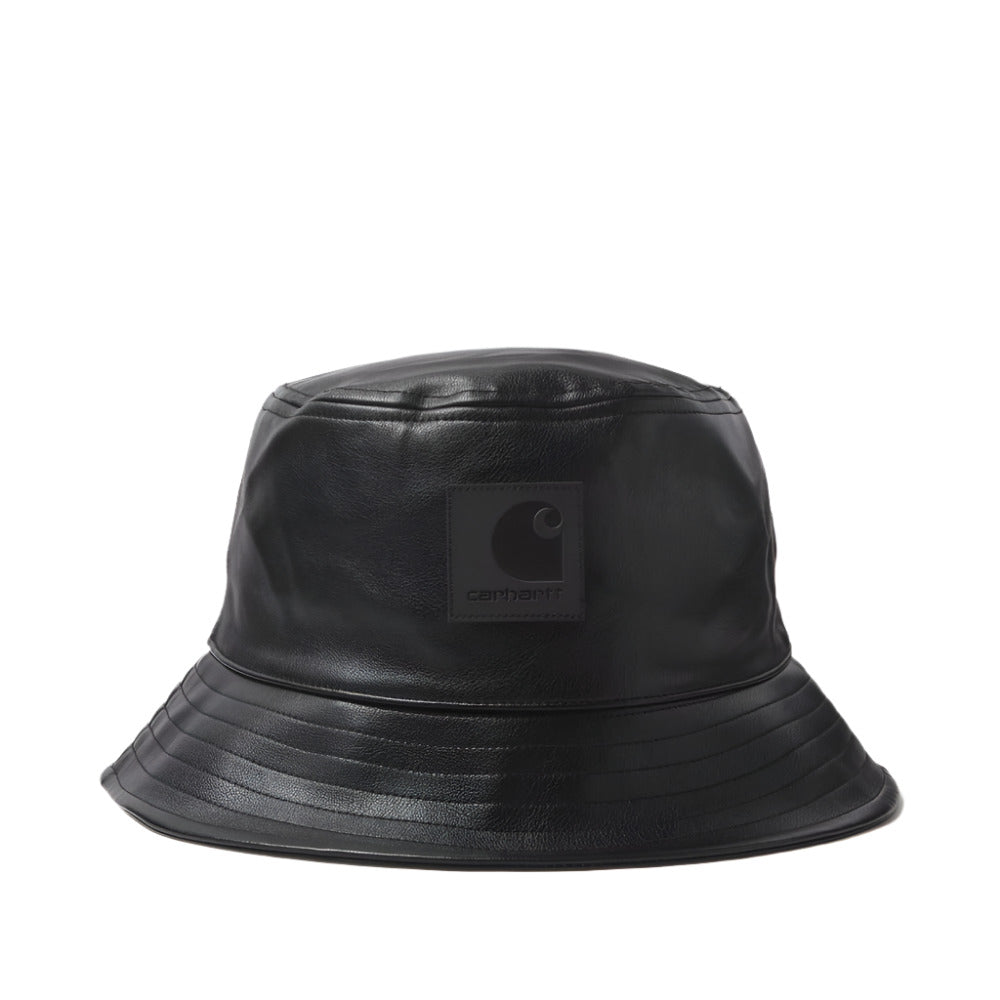 Carhartt WIP Norwich Faux Leather Black Bucket Hat