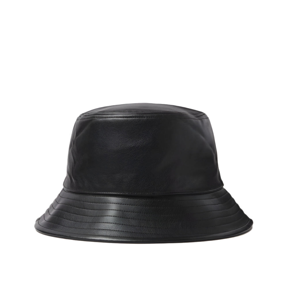 Carhartt WIP Norwich Faux Leather Black Bucket Hat