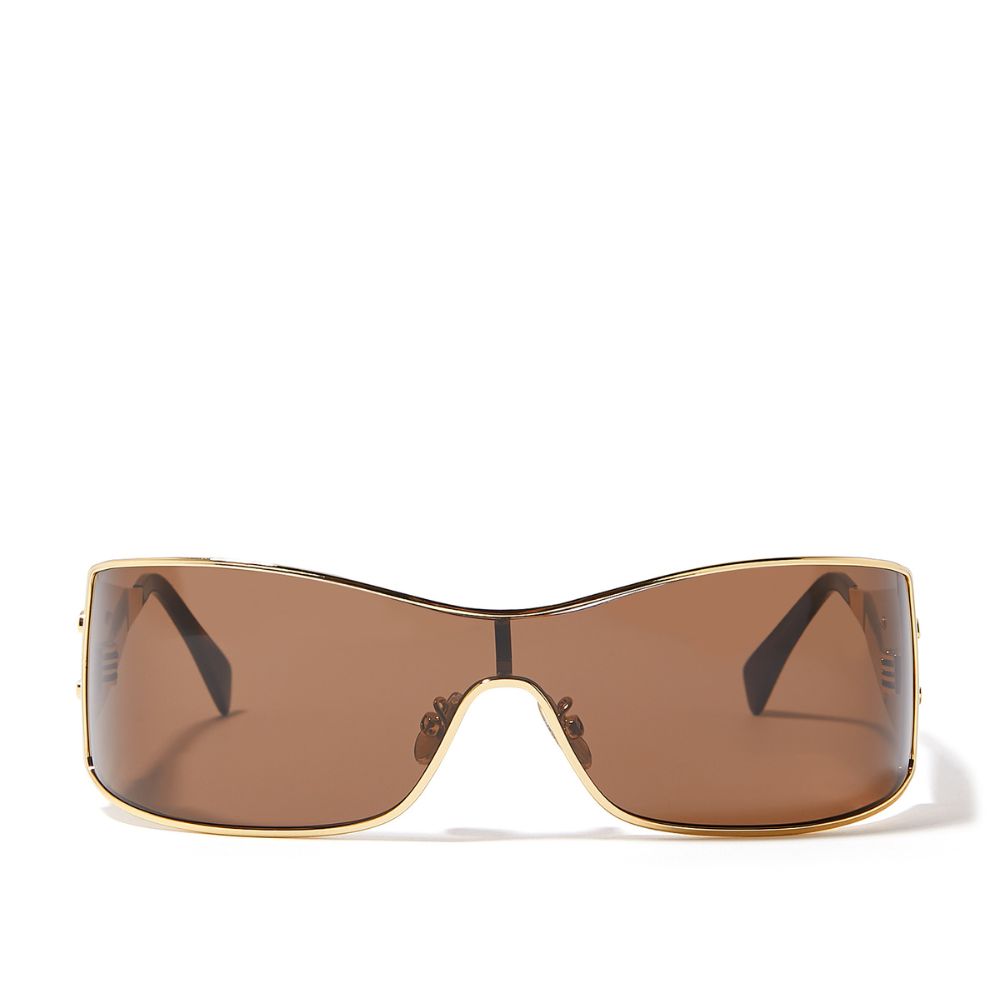 Celine Women's Maxi Metal Triomphe Gold Sunglasses with Iconic Logo