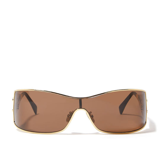 Celine Women's Maxi Metal Triomphe Gold Sunglasses with Iconic Logo