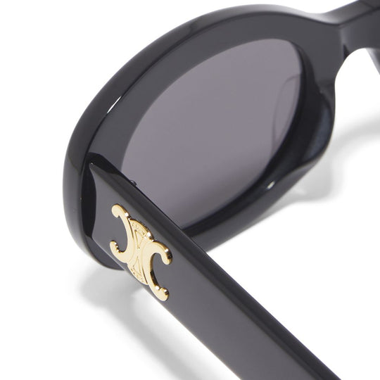 Celine Women's Triomphe Black Oval Sunglasses