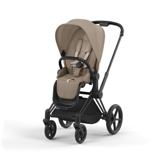 Cybex Priam Lux Stroller with matt black frame and seat pack for children up to 22 kg