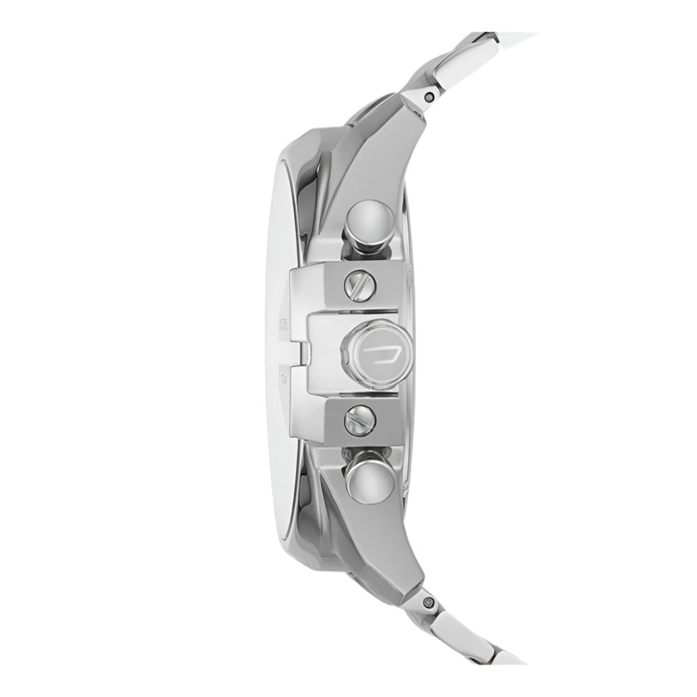 Diesel DZ4477 Mega Chief 51mm Silver Stainless Steel Men's Watch