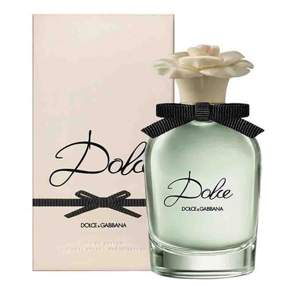 An EDP 75mL bottle of Dolce for Women by Dolce&Gabbana along with its Box