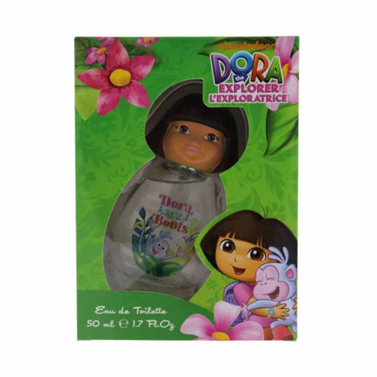 The perfume box Dora & Boots EDT 50mL bottle by Dora The Explorer