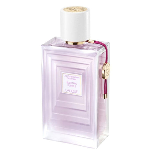 An EDP 100mL bottle of Electric Purple by Lalique