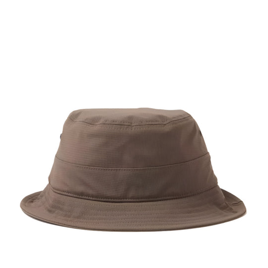 Emporio Armani Classic Breathable Brown Bucket Hat with Eagle Patch