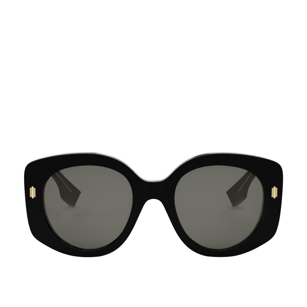 Fendi Women's Roma Oversized Black Sunglasses