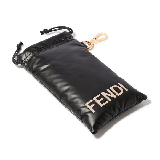 The Pouch for Fendi Women's Roma Oversized Black Sunglasses