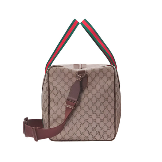 GUCCI Beige Medium Duffle Bag with Web