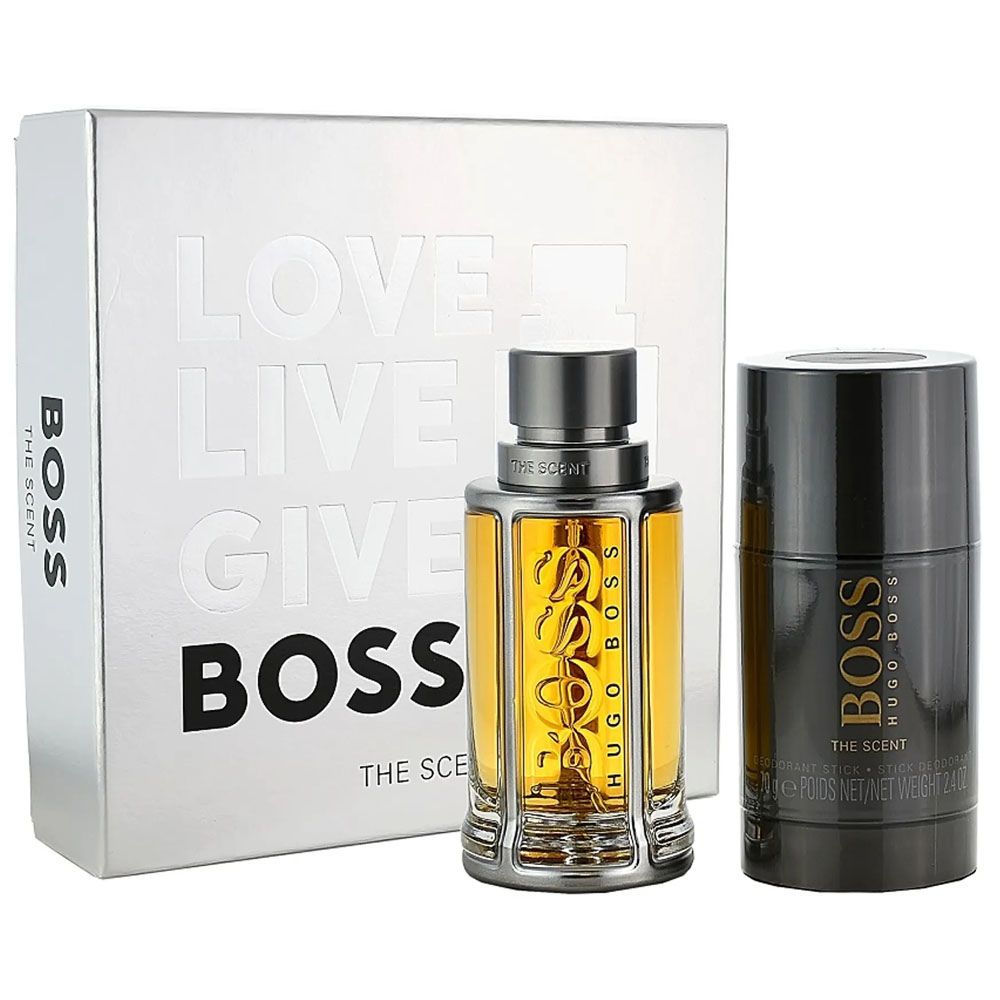 Gift Set Boss The Scent Set of EDT 50mL & Deo Stick 70g