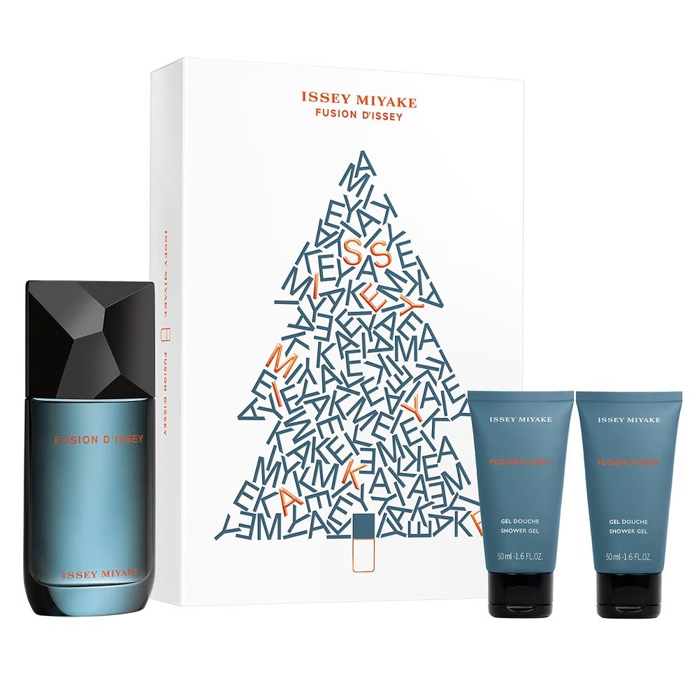 Gift Set Issey Miyake Fusion D'issey Xmas for Men EDT 100mL and 2 Shower Gels of 50mL each