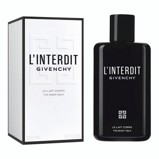 Givenchy L'interdit The Body Milk along with its Box