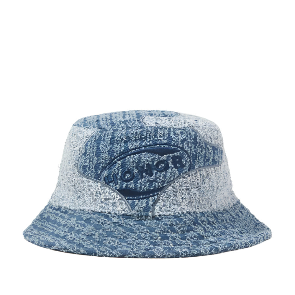 Honor the Gift Men's Groove Panelled Blue Denim Bucket Hat