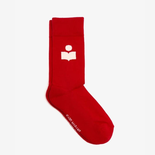 Isabel Marant Siloki Red socks