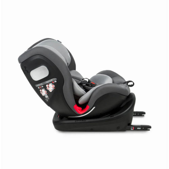 Jikel Saturn Rotating All-in-One IsoFix Grey Baby Car Seat with Side Impact Protection