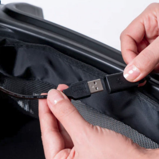 Jikel Diamond Electric Stroller Trio Travel System - Auto-Brake, Reversible Seat, Headlights, & Accessories