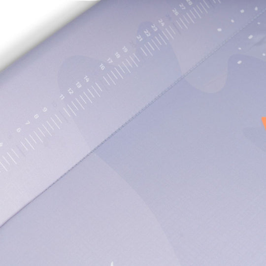 Close-up of the fabric on Jikel Multi-Functional Ripple Bath & Changing Table