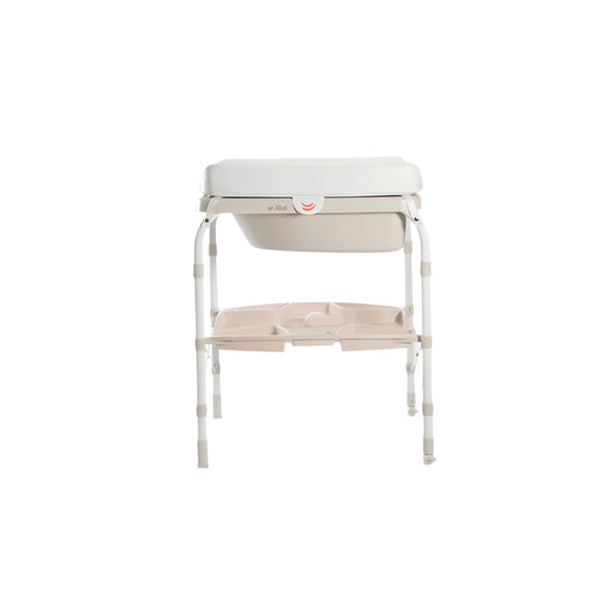 Jikel Multi-Functional Ergonomic, Beige, Easy-Clean Ripple Bath & Changing Table with Drainage