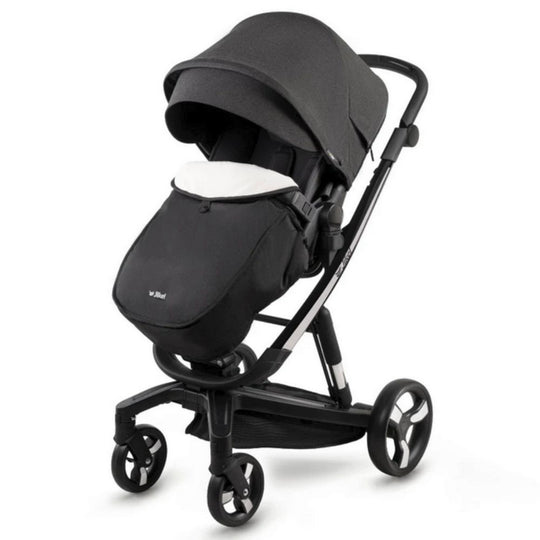 Jikel Diamond Electric Stroller Trio Travel System - Auto-Brake, Reversible Seat, Headlights, & Accessories
