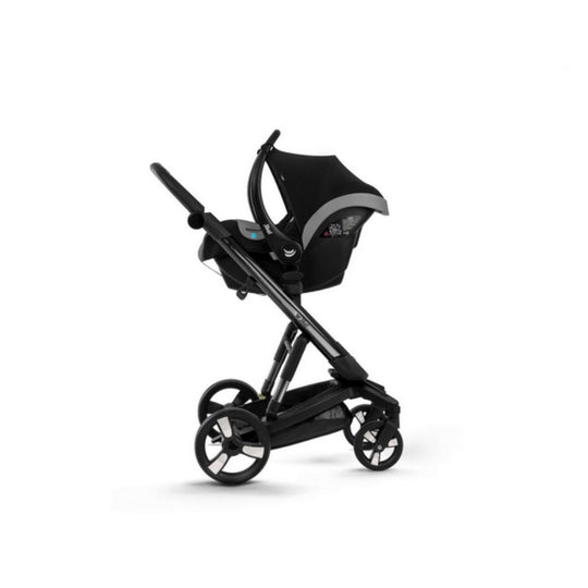 Jikel Diamond Electric Stroller Trio Travel System - Auto-Brake, Reversible Seat, Headlights, & Accessories