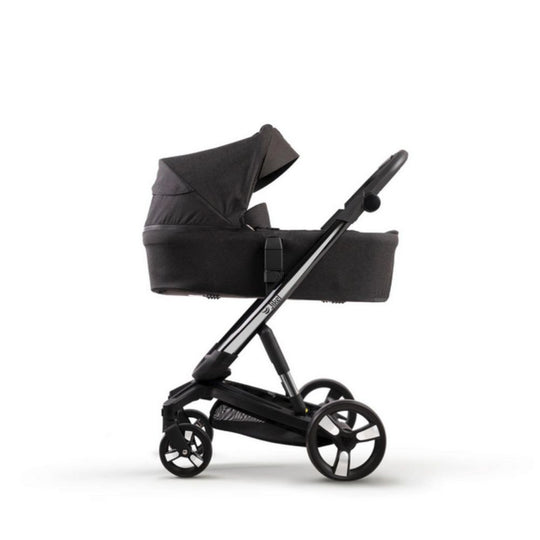 Jikel Diamond Electric Stroller Trio Travel System - Auto-Brake, Reversible Seat, Headlights, & Accessories