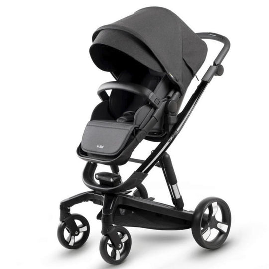 Jikel Diamond Electric Stroller Trio Travel System - Auto-Brake, Reversible Seat, Headlights, & Accessories