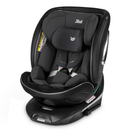 Jikel Neptune 360: Charcoal Grey 360° i-Size Car Seat with Adjustable Headrest & Recline