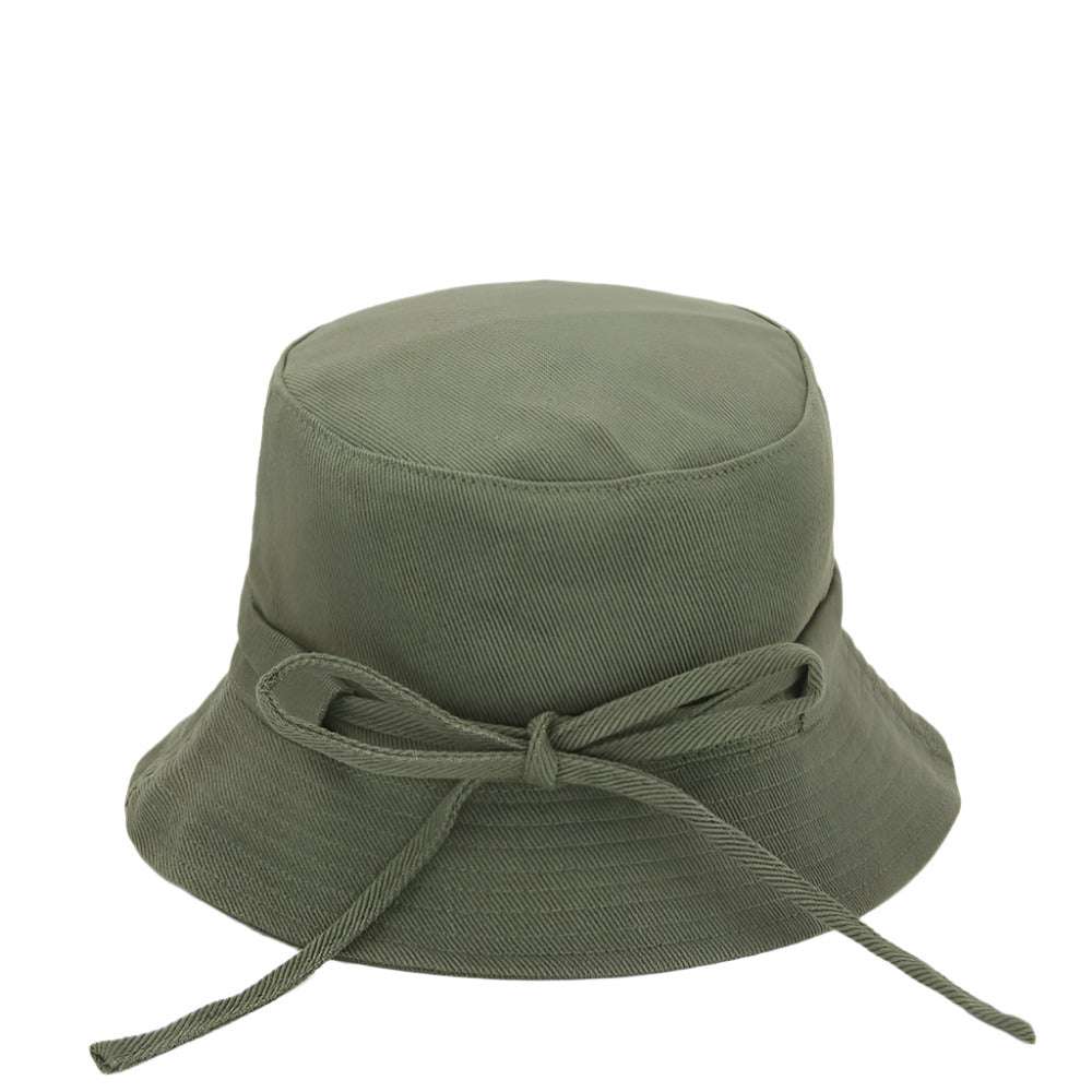 Jacquemus Le Bob Gadjo Dark Green Bucket Hat with Drawstring