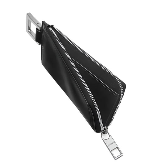 Jacquemus Le Porte-zippé Cuerda Black Leather Cardholder
